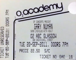 Glasgow Ticket 2011